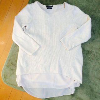 ザラ(ZARA)のZARAニット×シフォン(ニット/セーター)