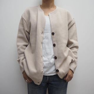 コモリ(COMOLI)のクレプスキュール 18aw  モススティッチカーディガン(カーディガン)