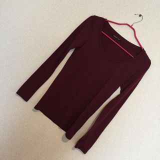 マウジー(moussy)の格安moussyマウジーＵネックMロンTカットソーインナー(カットソー(長袖/七分))