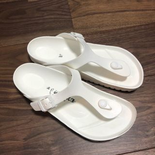 ビルケンシュトック(BIRKENSTOCK)のビルケンシュトック ギゼ EVA 白 40 (サンダル)