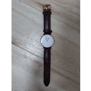 ダニエルウェリントン(Daniel Wellington)のダニエルウェリントンの腕時計！新品ブラックバンド付き【断捨離のため値下げ！】(腕時計)