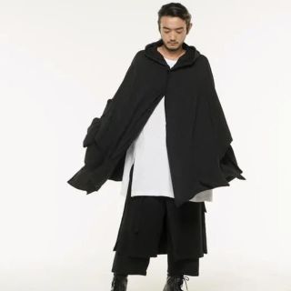 Yohji Yamamoto - 定価54000円 グラウンドワイ ビッグマント