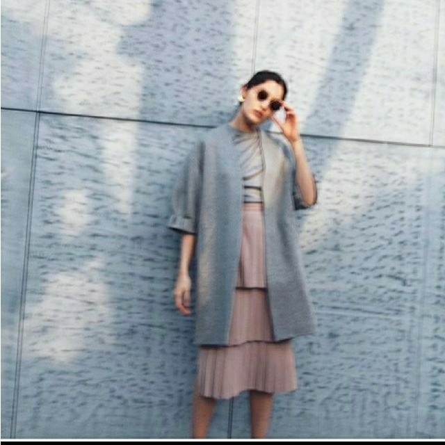 STUDIOUS(ステュディオス)の【新品】CLANE クラネ / DOUBLE FACE PLEATS SKIRT レディースのスカート(ロングスカート)の商品写真