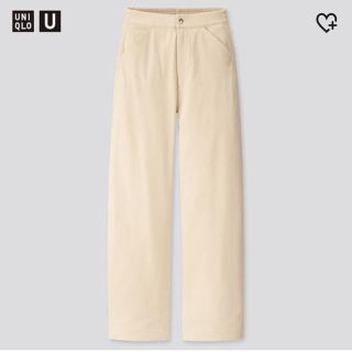 ユニクロ(UNIQLO)のワイドフィットカーブツイルジャージーパンツ(カジュアルパンツ)