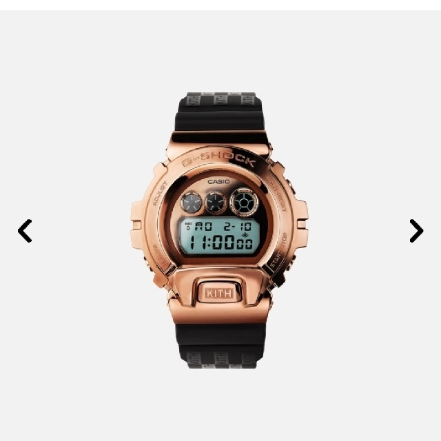 【オープニング 大放出セール】  KITH　G-SHOCK 6900 GOLD ROSE   腕時計(デジタル)