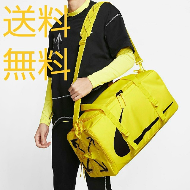 OFF-WHITE オフホワイト 20SSx NIKE Duffle Bag ダッフル バッグ ショルダー ボストン ナイキ ブラック