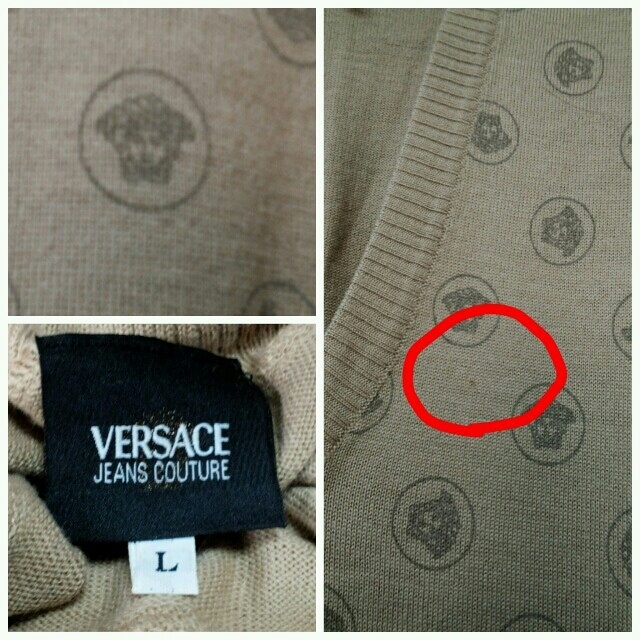 VERSACE(ヴェルサーチ)のヴィランズ様専用 メンズのトップス(ニット/セーター)の商品写真