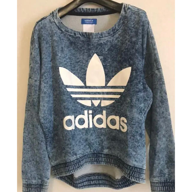 adidas(アディダス)の値下げ！adidas originals ケミカル デニム スウェット レディースのトップス(トレーナー/スウェット)の商品写真