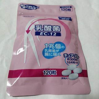 【新品:未開封】乳酸菌 EC-12 チュアブル 120粒(ダイエット食品)