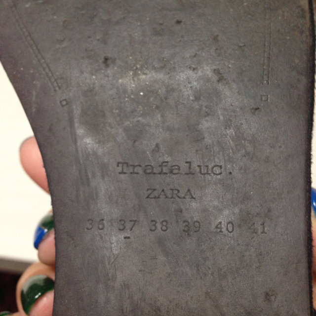 ZARA(ザラ)のzara プラットフォームサンダル レディースの靴/シューズ(サンダル)の商品写真
