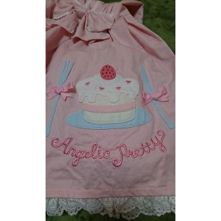 アンジェリックプリティー(Angelic Pretty)のAngelic pretty ジャンパースカート ワンピース ケーキ ピンク(ひざ丈ワンピース)