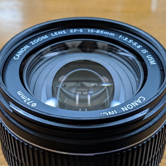 カメラキャノン EF-S  15-85mm  3.5-5.6  IS  USM  美品