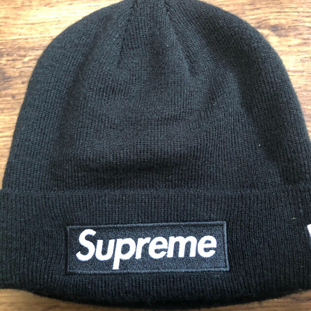 15fw SUPREME NEWERA BOXLOGO ビーニー - ニット帽/ビーニー