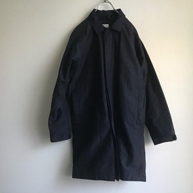 SIERRA DESIGNS(シェラデザイン)のシェラデザイン　ステンカラーコート　S ブラック メンズのジャケット/アウター(ステンカラーコート)の商品写真