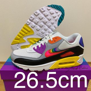 ナイキ(NIKE)のNIKE エアマックス90 betrue airmax90 レインボー 26.5(スニーカー)