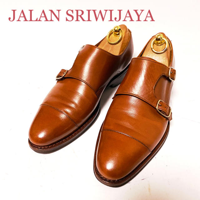 Crockett&Jones(クロケットアンドジョーンズ)の190.JALAN SRIWIJAYA ダブルモンク　11120 5 24cm メンズの靴/シューズ(ドレス/ビジネス)の商品写真