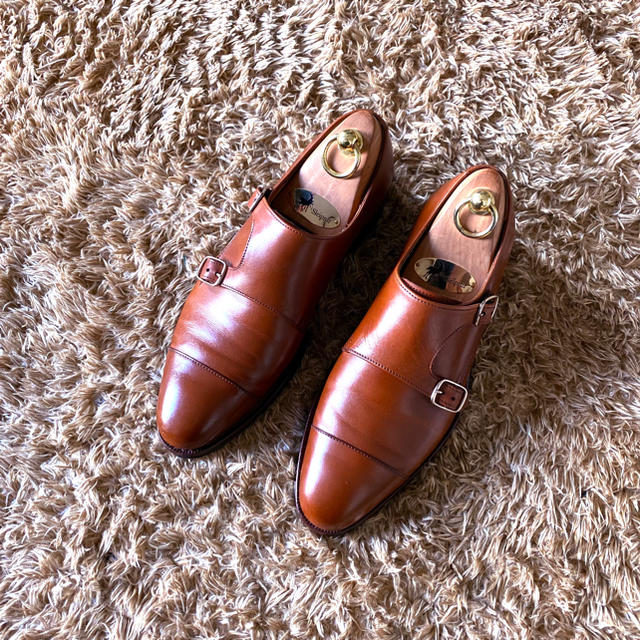 Crockett&Jones(クロケットアンドジョーンズ)の190.JALAN SRIWIJAYA ダブルモンク　11120 5 24cm メンズの靴/シューズ(ドレス/ビジネス)の商品写真