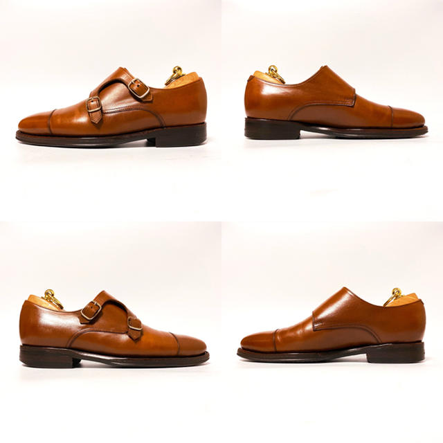 Crockett&Jones(クロケットアンドジョーンズ)の190.JALAN SRIWIJAYA ダブルモンク　11120 5 24cm メンズの靴/シューズ(ドレス/ビジネス)の商品写真