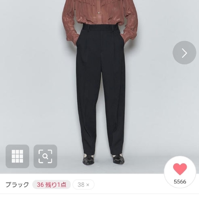 BEAUTY&YOUTH UNITED ARROWS - 19AW 6(ROKU) KARSEY PANTS 黒 36 新品