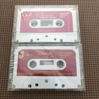 ディズニー(Disney)の空のカセットテープ 2つ(その他)