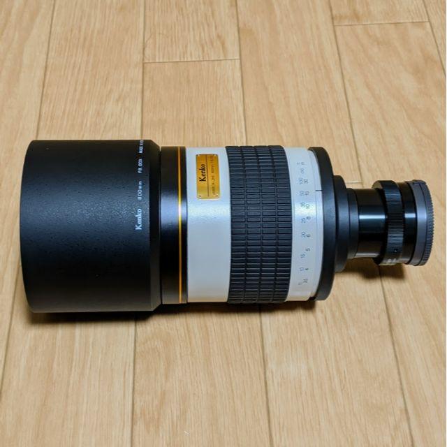 送料無料特価 ◤キャノン用 ミラーレンズ Kenko 800mm F8 DX レンズ(単焦点)