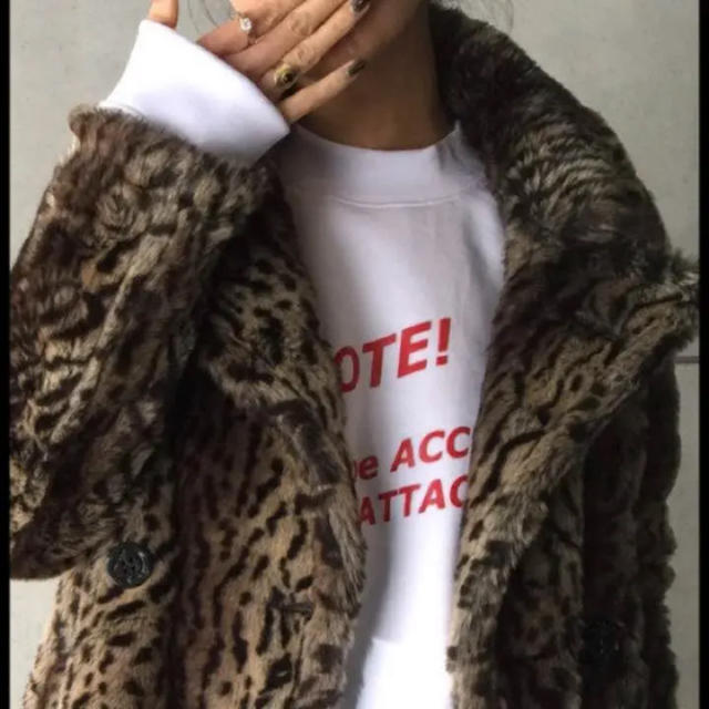 MOUSSY × Schott レオパードコート