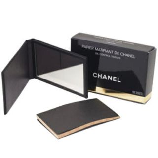 シャネル(CHANEL)の【最終お値下げ】シャネル オイルコントロールティッシュ あぶら取り紙 ミラー付き(あぶらとり紙)