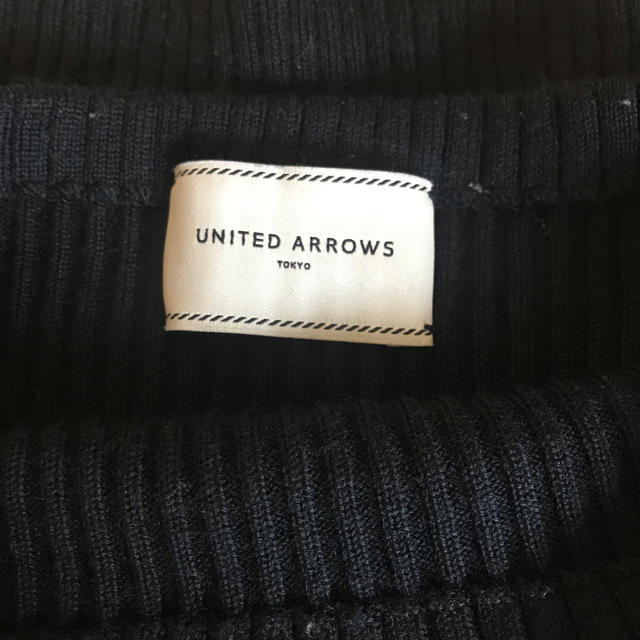 UNITED ARROWS(ユナイテッドアローズ)のボートネックリブニット　ユナイテッドアローズ  レディースのトップス(ニット/セーター)の商品写真