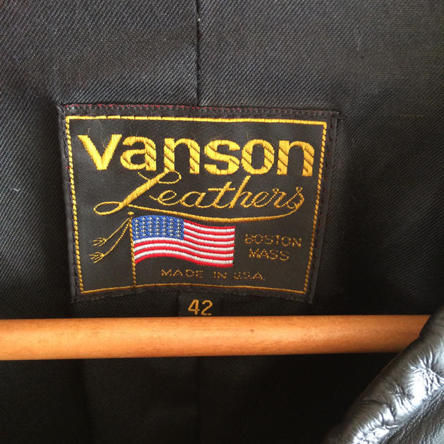 最終値引 VANSON ライダース 42 2
