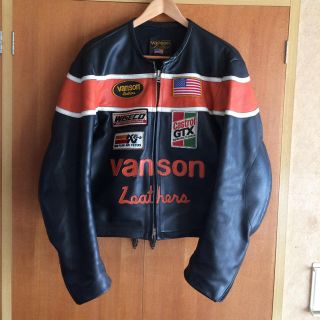 バンソン(VANSON)の最終値引 VANSON ライダース 42(ライダースジャケット)