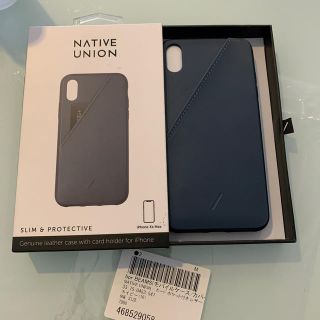 ビームス(BEAMS)のBEAMS モバイルケース　NATIVE UNION ネイビー(iPhoneケース)