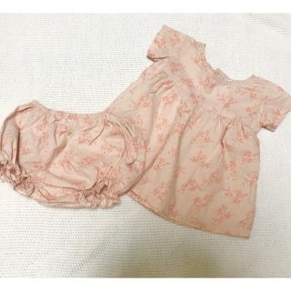 ザラキッズ(ZARA KIDS)のaaa プロフ必読様専用　ZARA home baby 花柄セットアップ(シャツ/カットソー)