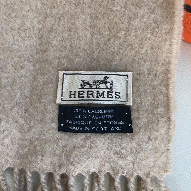 Hermes(エルメス)のご専用【美品】エルメス　カシミア　マフラー レディースのファッション小物(マフラー/ショール)の商品写真