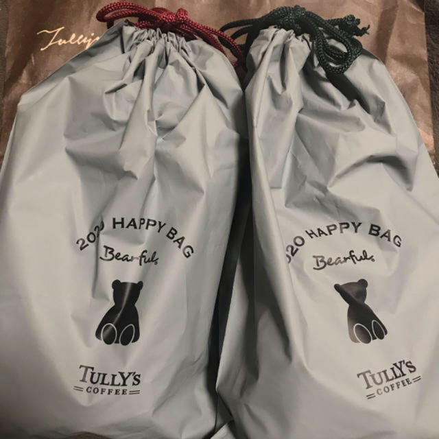 TULLY'S COFFEE(タリーズコーヒー)のTully'sCoffee 2020 HAPPY BAG ベアフル®マント 2種 エンタメ/ホビーのおもちゃ/ぬいぐるみ(ぬいぐるみ)の商品写真