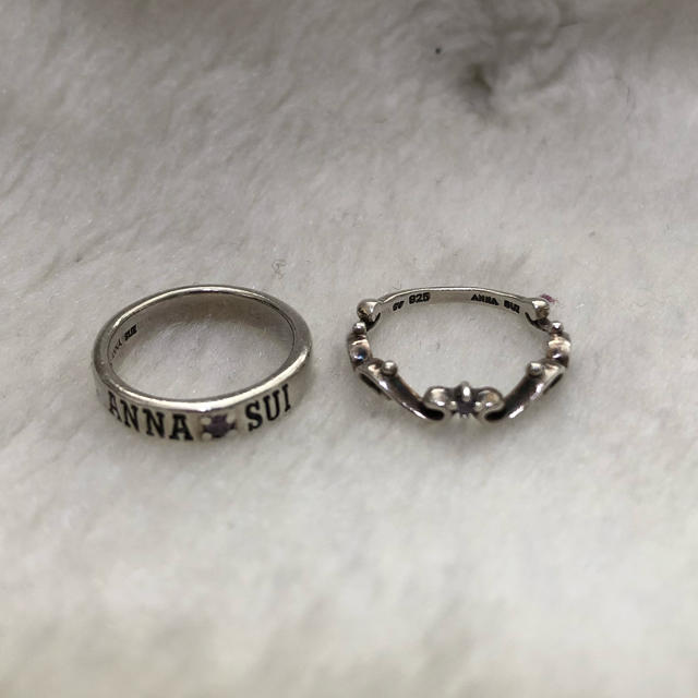 ANNA SUI(アナスイ)の★美品★ANNA SUI 2連リング レディースのアクセサリー(リング(指輪))の商品写真