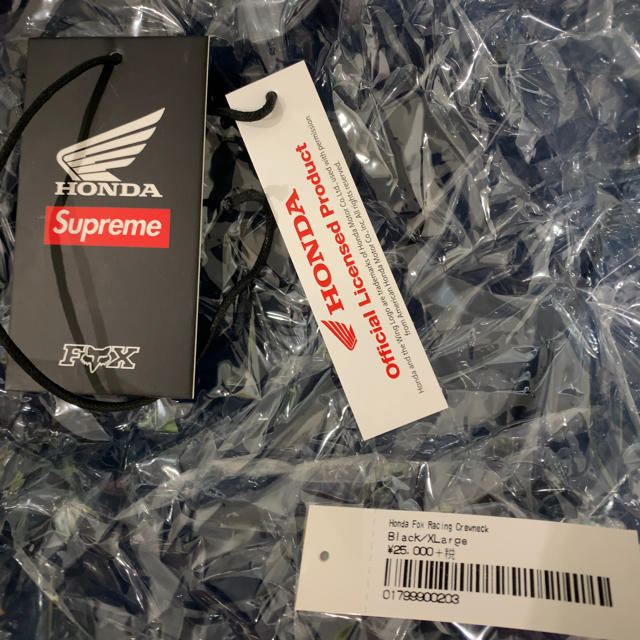 XL  supreme Honda Fox Racing Crewneck