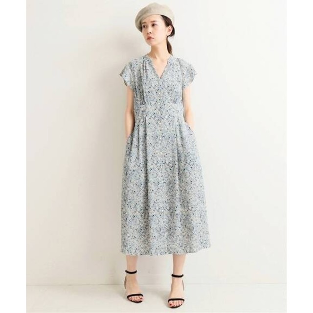 シャイニングゴールデン 美品☆IENA イエナ フラワープリント