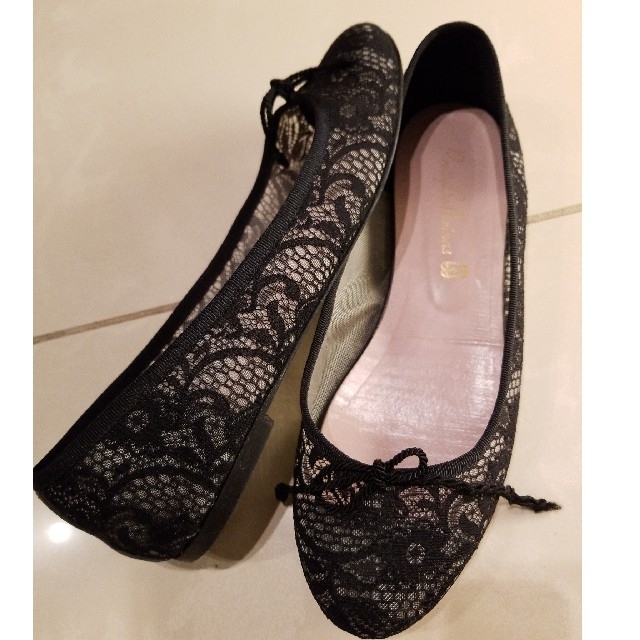 美品 Pretty Ballerinas レース バレエシューズ 24cm 38 2