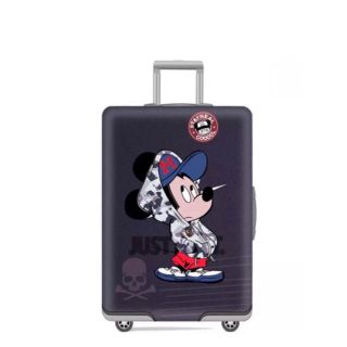 ディズニー(Disney)の再入荷　スーツケースカバー　ブラックミッキー　L(スーツケース/キャリーバッグ)