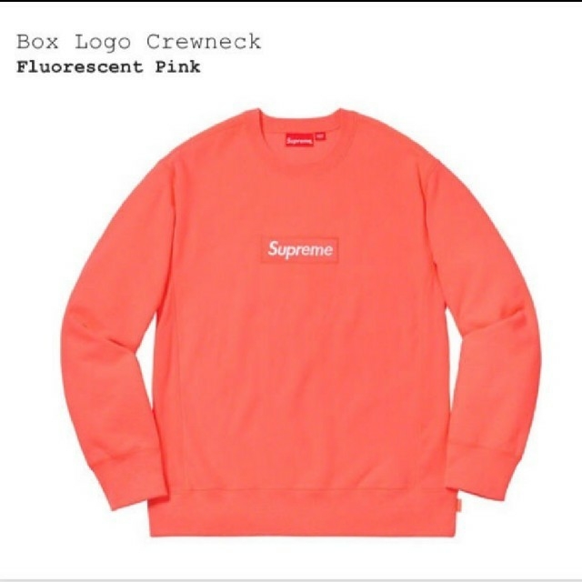 ★国内希少品★ 18AW  Supreme ボックスロゴ  クルーネック