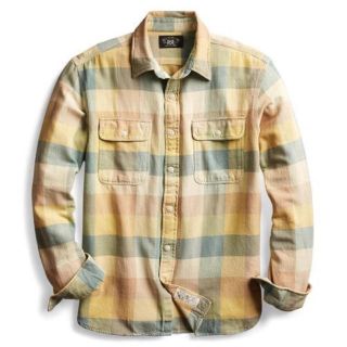 ダブルアールエル(RRL)の新品*RRL*プラッド ツイル ワークシャツ*S*チェックシャツダブルアールエル(シャツ)