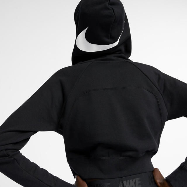 NIKE(ナイキ)の【新品】NIKE Cropped French Terry Hoodie レディースのトップス(パーカー)の商品写真