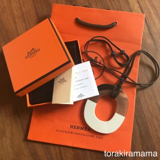 エルメス(Hermes)のエルメス  イスム ネックレス ペンダント  水牛 未使用(ネックレス)