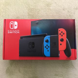 ニンテンドースイッチ(Nintendo Switch)の中古 美品 新型ニンテンドースイッチ ネオン(家庭用ゲーム機本体)