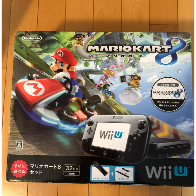 Wii U(ウィーユー)のWii U マリオカート8 セット エンタメ/ホビーのゲームソフト/ゲーム機本体(家庭用ゲーム機本体)の商品写真