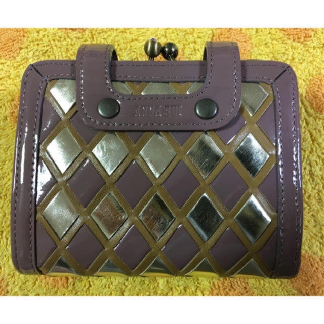 ANNA SUI(アナスイ)のアナスイ 折財布エナメルパープルG レディースのファッション小物(財布)の商品写真