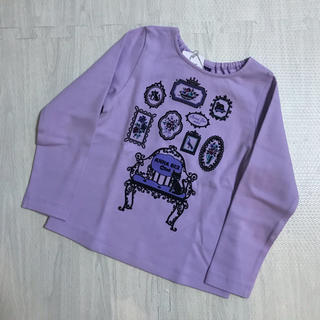 アナスイミニ(ANNA SUI mini)のアナスイミニ  長袖 Tシャツ 110 ねこ(Tシャツ/カットソー)
