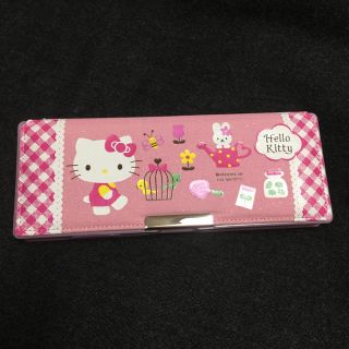 ハローキティ(ハローキティ)のSanrio ハローキティ キラキラ両面筆入れ(ペンケース/筆箱)