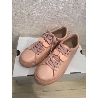 ザラ(ZARA)のZARA TRF フェイクレザースニーカー (スニーカー)