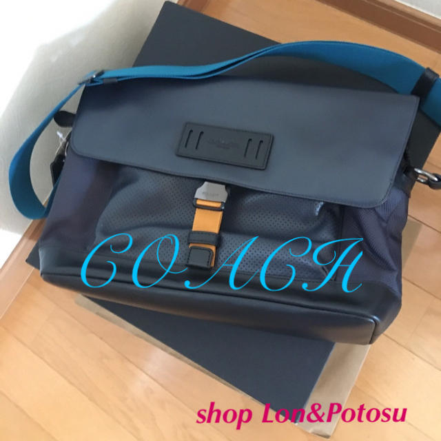 COACHトレインレザーテレインショルダーバッグ新品未使用